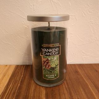 ヤンキーキャンドル(YANKee CANDLe)の★再値下げ★【新品/未使用】ヤンキーキャンドル バルサム＆シダー　12oz(アロマ/キャンドル)