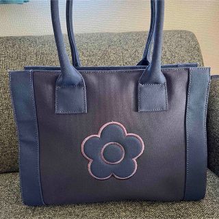 マリークワント(MARY QUANT)のレア MARY QUANT マリークワント デイジーキャンバストートバッグ(トートバッグ)