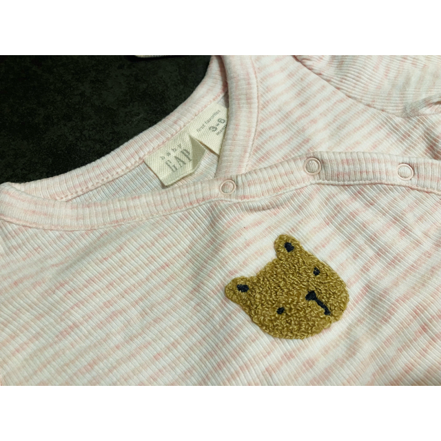 babyGAP(ベビーギャップ)のGAP 3〜6months 長袖3点セット キッズ/ベビー/マタニティのベビー服(~85cm)(肌着/下着)の商品写真