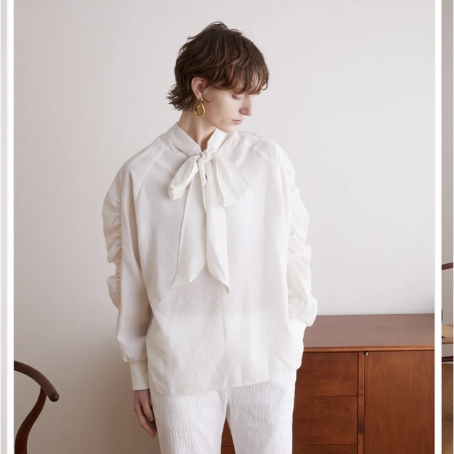 ELLIE 2wayリボントップス white