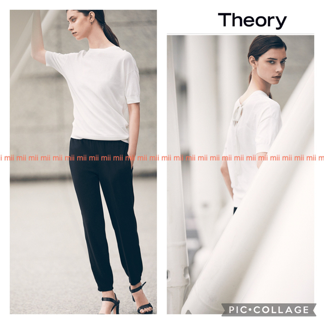 theory(セオリー)の✤2021SS セオリー Theory アイシーコットン バックリボンニット✤ レディースのトップス(ニット/セーター)の商品写真