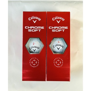 キャロウェイゴルフ(Callaway Golf)のキャロウェイ クロムソフト CHROME SOFT  ゴルフボール　2スリーブ(ゴルフ)