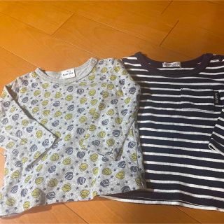 ベベ(BeBe)のTシャツ2枚セット80(Ｔシャツ)