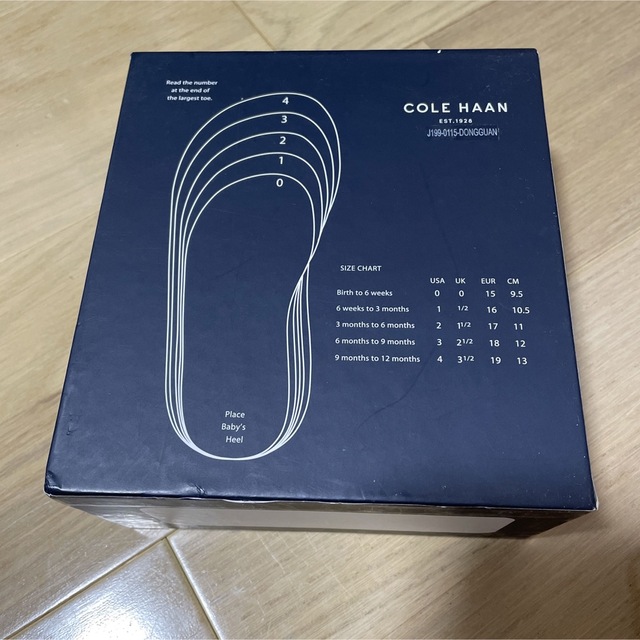 Cole Haan(コールハーン)の【美品】ベビーシューズ　12cm  COLE HAAN 子供靴　オシャレ靴 キッズ/ベビー/マタニティのキッズ靴/シューズ(15cm~)(フォーマルシューズ)の商品写真