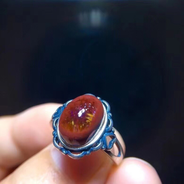 ⭐︎【高級】オーラライト23 リング s925 11.6x8.5mm-