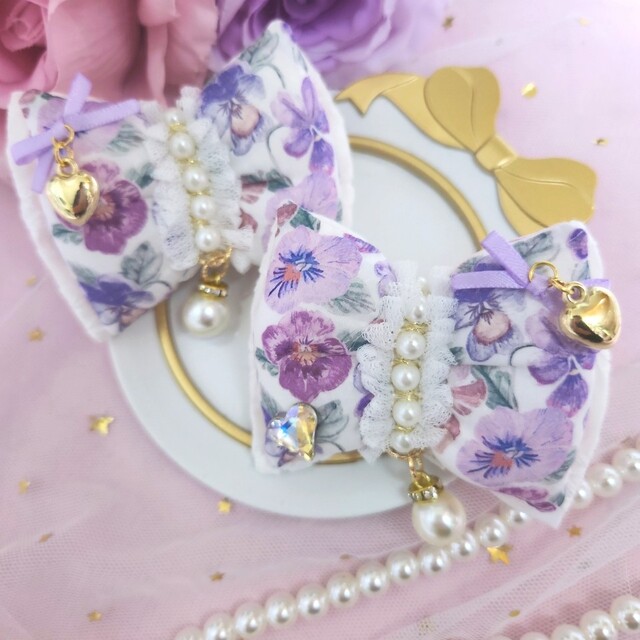 めぐ様ハンドメイド♡シンクオブミーぷっくりツインクリップ-