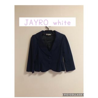 ジャイロホワイト(JAYRO White)のジャケット　ボレロ　スーツ　MISCHMASCH ジルスチュアート　レッセパッセ(テーラードジャケット)