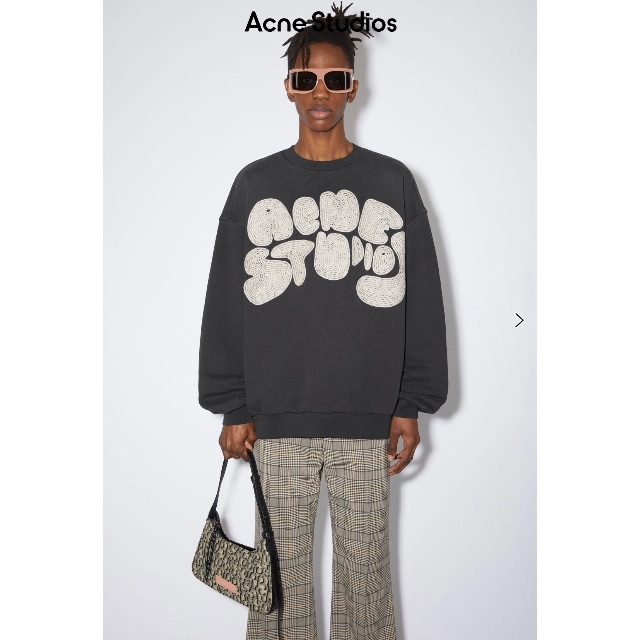 Acne studios バブルロゴ スウェット トレーナー