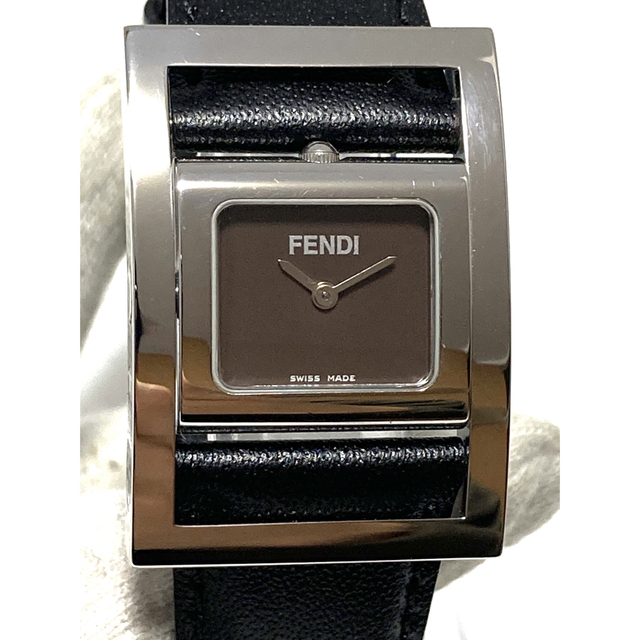 極美品! FENDI フェンディ 電池&ベルト新品 レディース腕時計