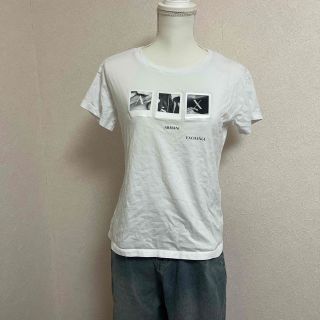 アルマーニエクスチェンジ(ARMANI EXCHANGE)の【A|Xアルマーニ エクスチェンジ】チェストラインロゴ　半袖XS(Tシャツ(半袖/袖なし))