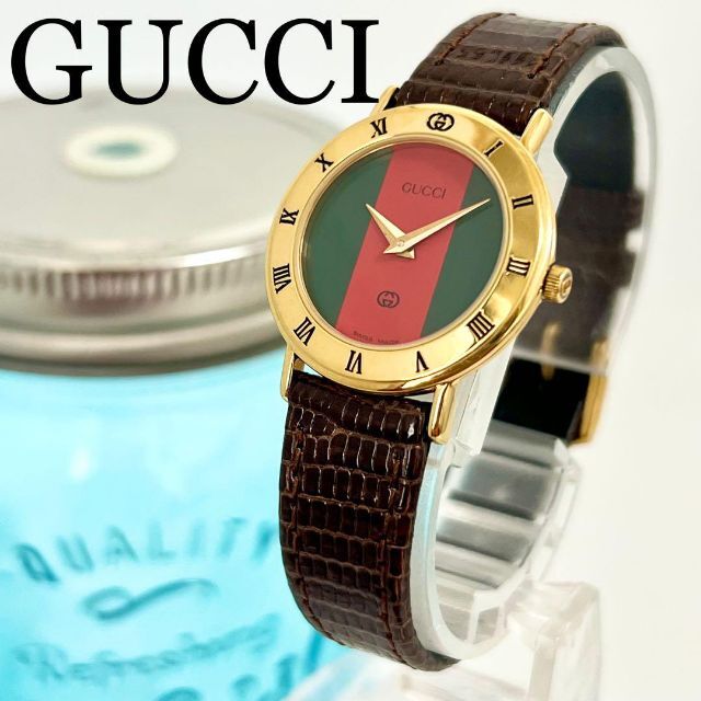 680 GUCCI グッチ時計 レディース腕時計 シェリーライン 美品 人気