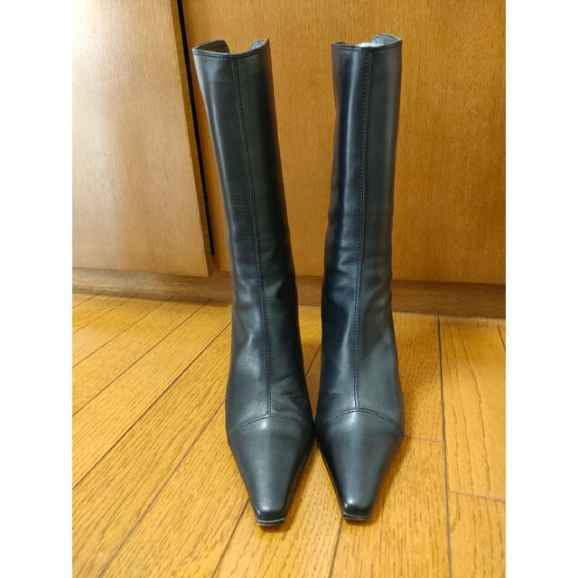 GINZA Kanematsu - 美品 銀座かねまつ レザー ミドルブーツ 24.0cm D