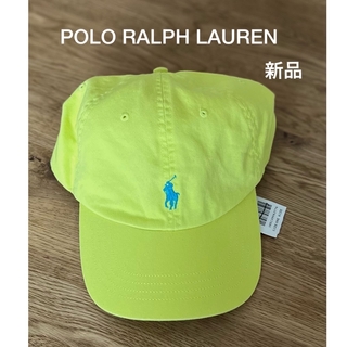 ポロラルフローレン(POLO RALPH LAUREN)のPOLO ラルフローレン　キャップ　蛍光色　米国購入　新品(キャップ)