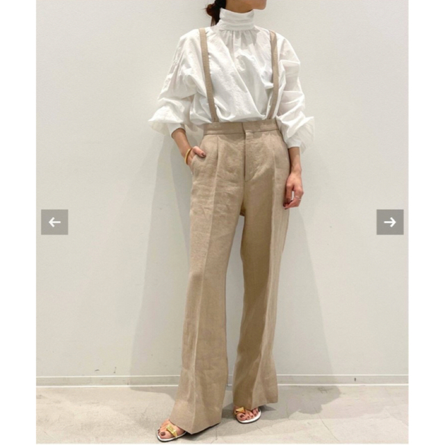 L'Appartement DEUXIEME CLASSE(アパルトモンドゥーズィエムクラス)の【HAVEL studio】LI/SI SUSPENDERS PANTS レディースのパンツ(その他)の商品写真