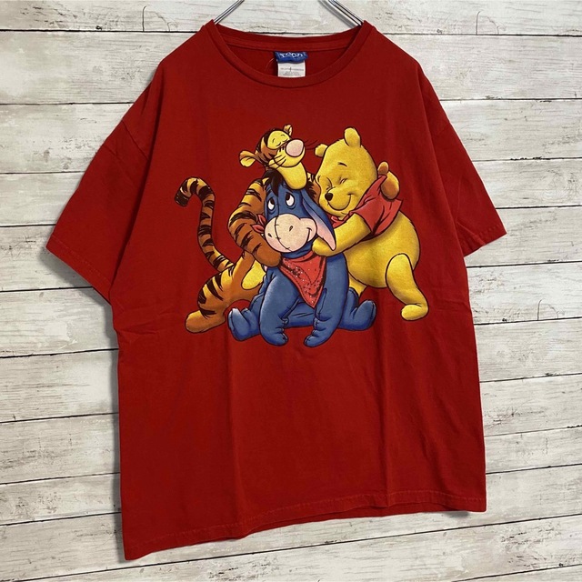 80/20クロス 【入手困難】Disney クマのプーさん Tシャツ Lサイズ