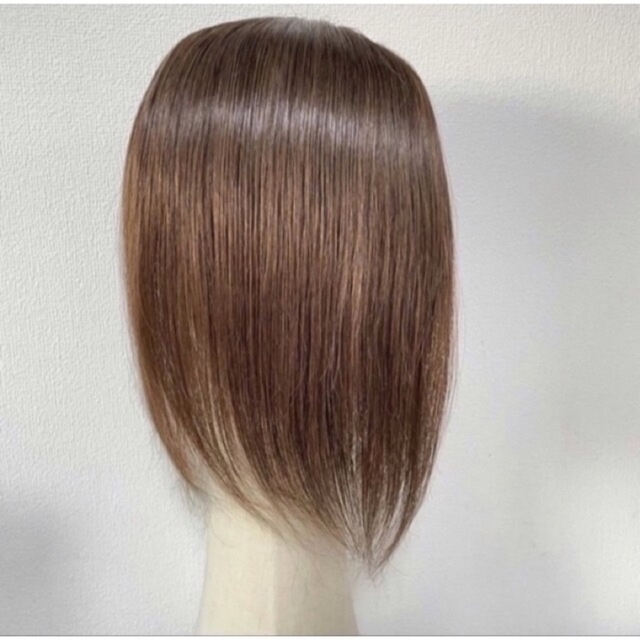 週末限定直輸入♪ ライトブラウン 未カット ヘアピース 百合子ウィッグ