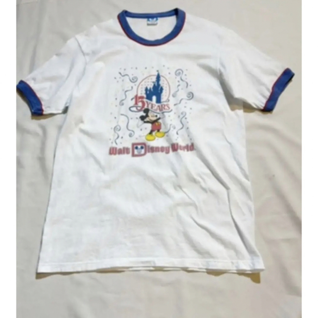 【希少】80's  ミッキー　リンガーTシャツ　XL 在原みゆ妃