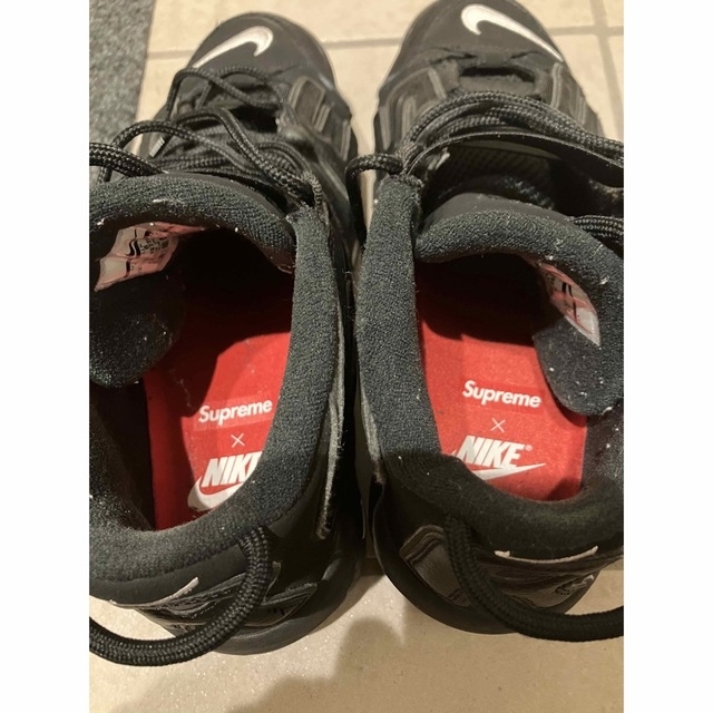 Supreme(シュプリーム)のSUPREME × NIKE AIR MORE UPTEMPO BLACK メンズの靴/シューズ(スニーカー)の商品写真