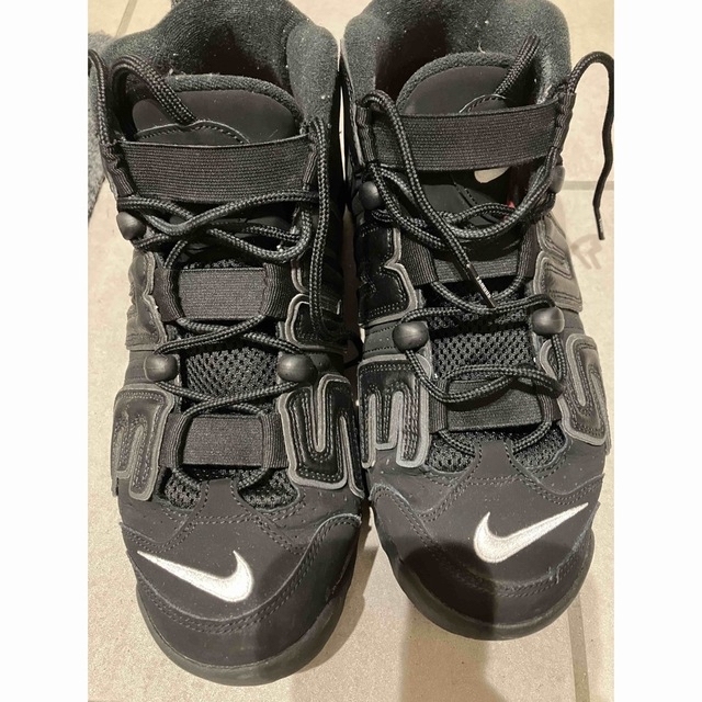 Supreme(シュプリーム)のSUPREME × NIKE AIR MORE UPTEMPO BLACK メンズの靴/シューズ(スニーカー)の商品写真