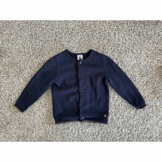 プチバトー(PETIT BATEAU)のプチバトー　カーディガン　ベビー　美品(カーディガン/ボレロ)