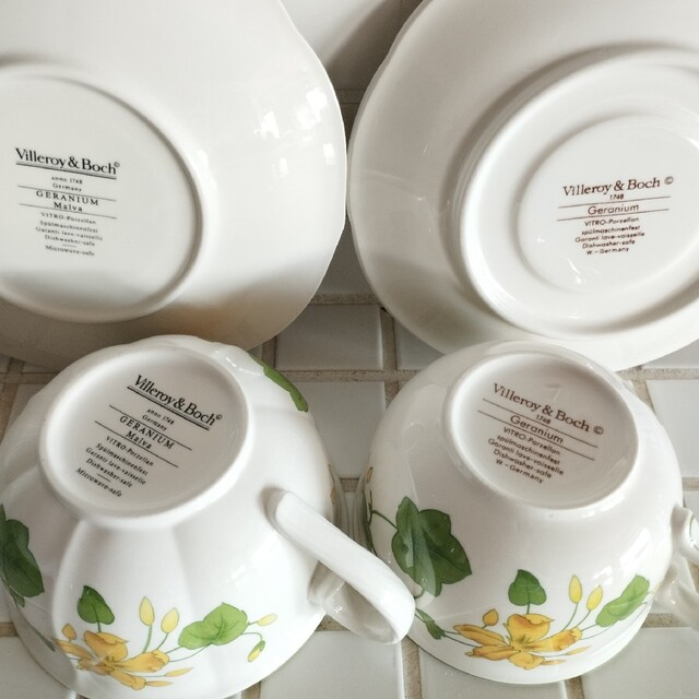 ビレロイ&ボッホ - Villeroy&Boch *GERANIUM* ヴィンテージ食器 ビレロイ&ボッホ - Villeroy&Boch *GERANIUM* ヴィンテージ食器