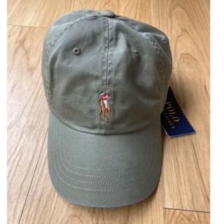 ポロラルフローレン(POLO RALPH LAUREN)のPOLO ラルフローレン　キャップ　カーキ　米国購入　新品(キャップ)