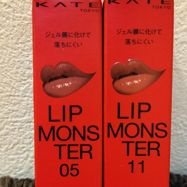 KATE(ケイト)のKATE リップモンスター 2本セット WEB限定色 コスメ/美容のベースメイク/化粧品(口紅)の商品写真
