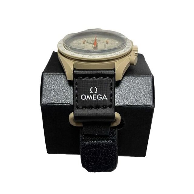 新品】OMEGA x swatch JUPITER 腕時計 アイボリー ｘ ブラック www