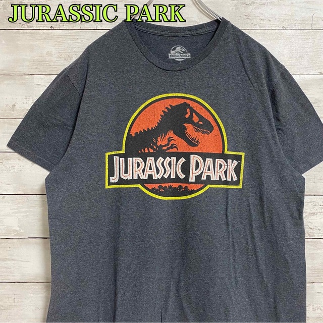 【入手困難】ジュラシックパーク　Tシャツ　Lサイズ　ゆったり　一点物　恐竜　海外 | フリマアプリ ラクマ