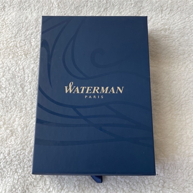 Waterman(ウォーターマン)の新品未使用！WATERMAN ウォーターマン黒ボールペン　エキスパート　シルバー インテリア/住まい/日用品の文房具(ペン/マーカー)の商品写真