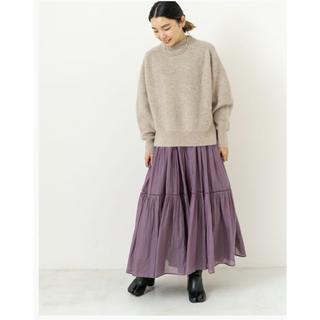 値下げ中新品✧ヌキテパCotton Voile Tiered  Dress レディースのワンピース(ロングワンピース/マキシワンピース)の商品写真