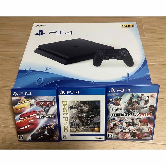 PlayStation4 - PS4 本体&ソフト3本セットの通販 by ゆーけーぱんくま ...