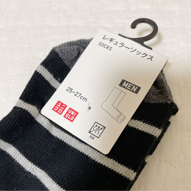 UNIQLO(ユニクロ)のUNIQLO ユニクロ メンズソックス 5本指 レギュラー ショート 2点 メンズのレッグウェア(ソックス)の商品写真