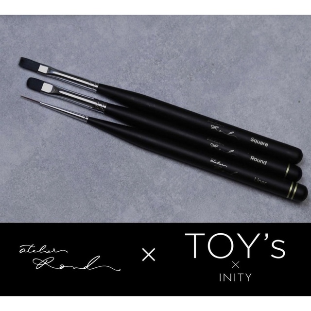 TOY's × INITY rond maki  圧抜き筆 3本セット