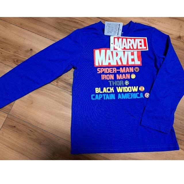 MARVEL(マーベル)の新品　マーベル　110 ロンT キッズ/ベビー/マタニティのキッズ服男の子用(90cm~)(Tシャツ/カットソー)の商品写真