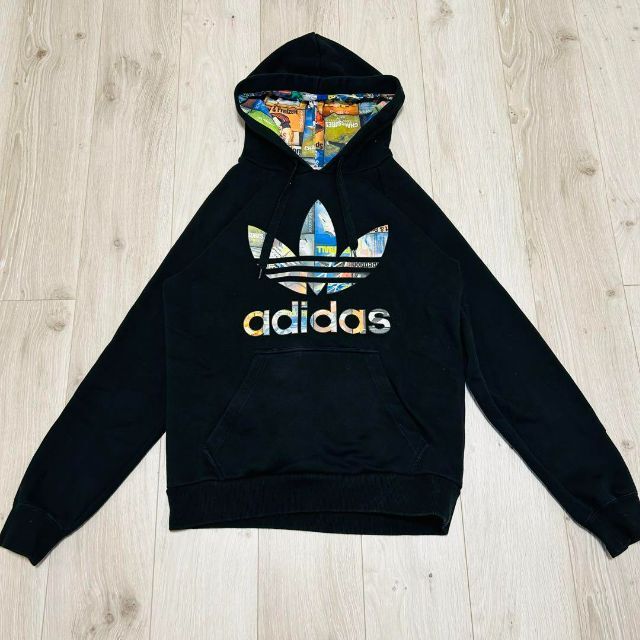 adidas 【美品】アディダス パーカー トレフォイル L 総柄 土屋太鳳着用 BTSの通販 by Mama's shop｜アディダスならラクマ