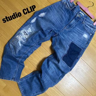 スタディオクリップ(STUDIO CLIP)のスタディオクリップ studio CLIP パッチワークダメージデニム(デニム/ジーンズ)