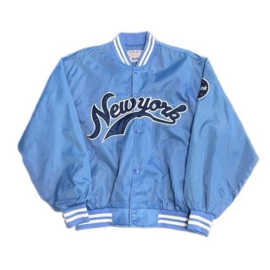 NEW YORK Varsity Jacket 　ブルー　MLB スタジャン