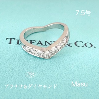 ティファニー(Tiffany & Co.)の専用TIFFANY&Co. ティファニーVバンドリングダイヤモンドプラチナ(リング(指輪))