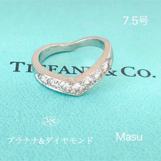 ティファニー(Tiffany & Co.)の専用TIFFANY&Co. ティファニーVバンドリングダイヤモンドプラチナ(リング(指輪))