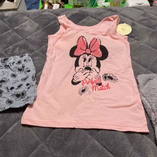 ディズニー(Disney)のミニー　カップ付きタンクトップ＆ショートパンツ(ルームウェア)