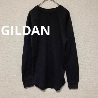 ギルタン(GILDAN)の2013 GILDAN ギルダン 長袖 トップス ダークブラウン 切りっぱなし風(カットソー(長袖/七分))