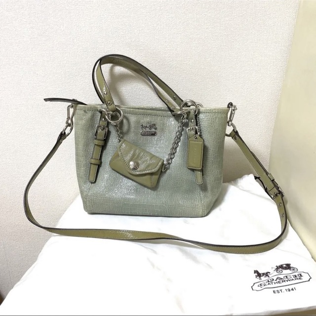 COACH コーチ 2way 1051 ショルダーバッグ クロスボディ パイソンレディース