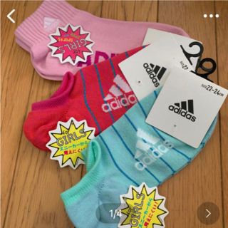 アディダス(adidas)のアディダス　adidas レディースソックス　3足(ソックス)