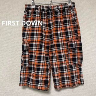 ファーストダウン(FIRST DOWN)の2016 FIRST DOWN  ファーストダウン ハーパン パンツ チェック(ショートパンツ)