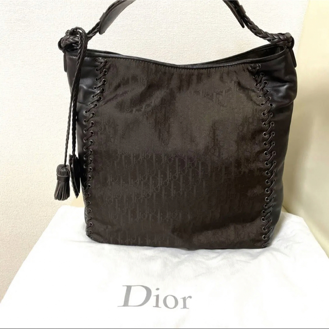 ショルダーバッグ美品 Dior クリスチャン ディオール ワンショルダー バッグ トロッター