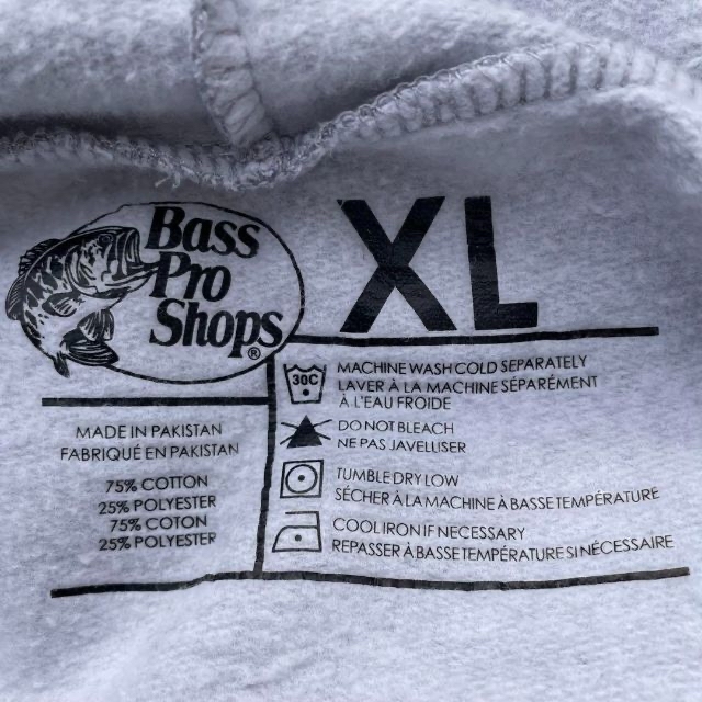 Bass Pro Shops デカロゴ XL ビッグサイズ 古着 パーカー