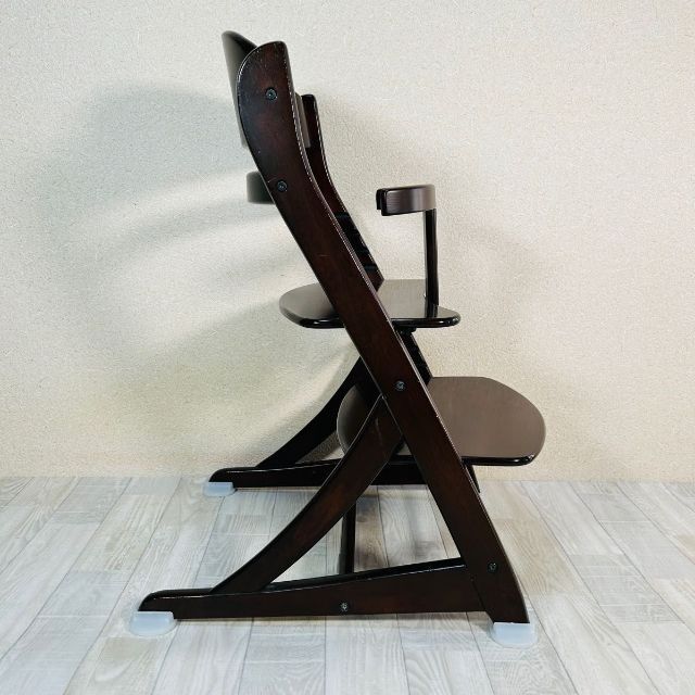 大和屋 すくすくES 木製 ハイチェア ベビーチェア インテリア/住まい/日用品の椅子/チェア(座椅子)の商品写真