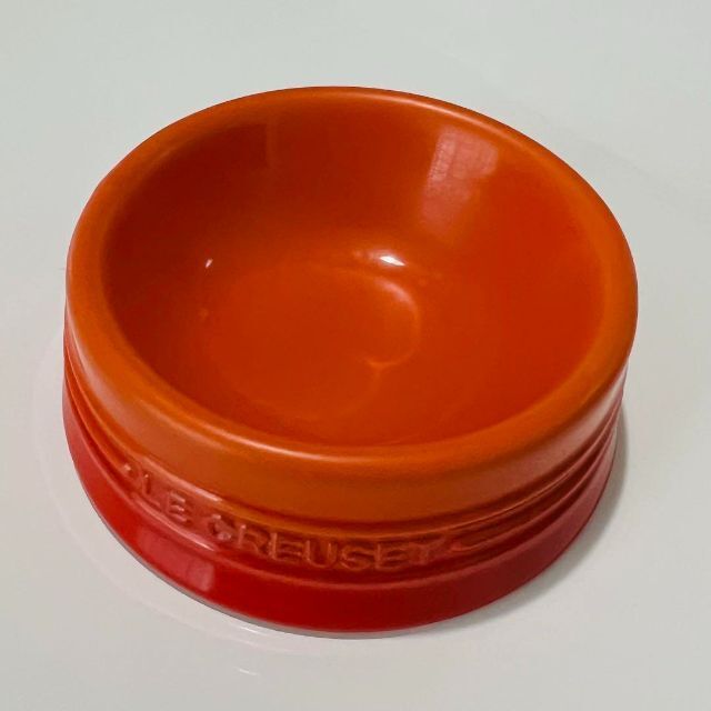 LE CREUSET(ルクルーゼ)のル・クルーゼ　フードボウルM　オレンジ その他のペット用品(その他)の商品写真