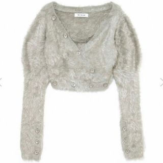 バブルス(Bubbles)のmelt the lady shaggy knit tops(ニット/セーター)